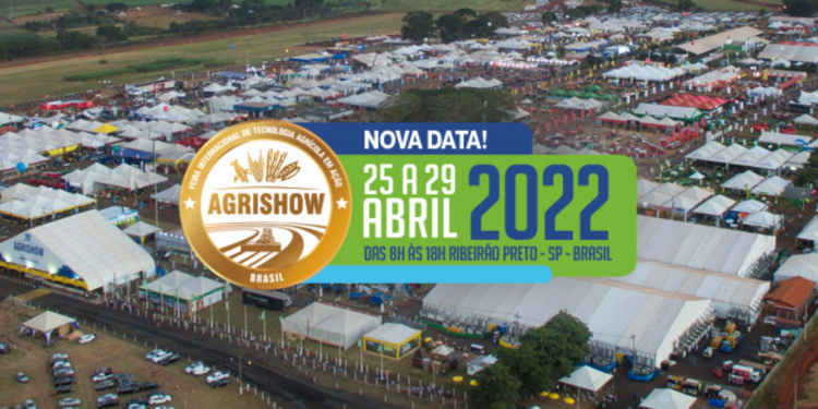 Agrishow 2022 – 25 à 29/04/2022 – Ribeirão Preto-SP