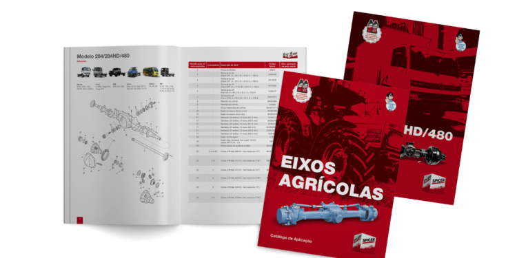 Dana lança nova linha catálogos de componentes de diferencial por modelo de eixo