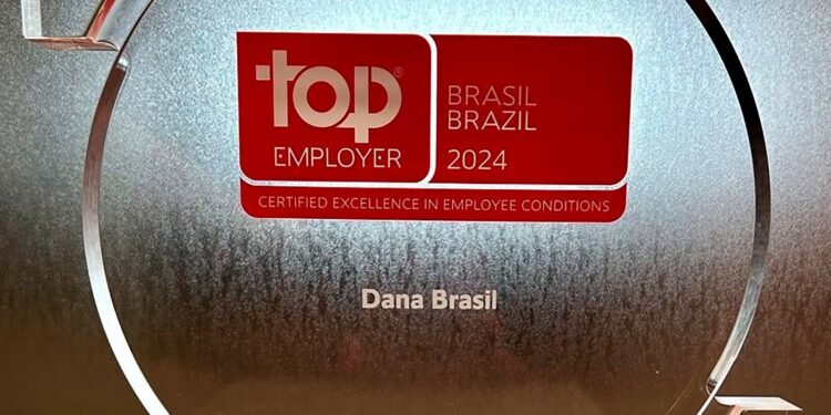 Dana Brasil conquista o reconhecimento como ‘Top Employer 2024’