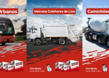 Dana disponibiliza catálogos exclusivos para betoneiras, caminhões de limpeza e ônibus urbanos